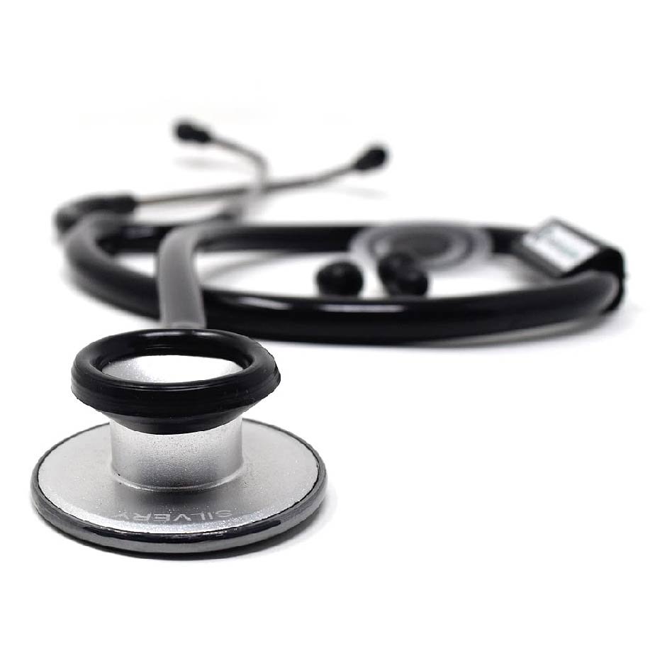 IndoSurgicals Silvery Stethoscope (Free Engraving) - Image 2